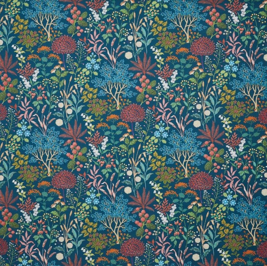 Prestigious Textiles Poetry Story Midnite Fabric