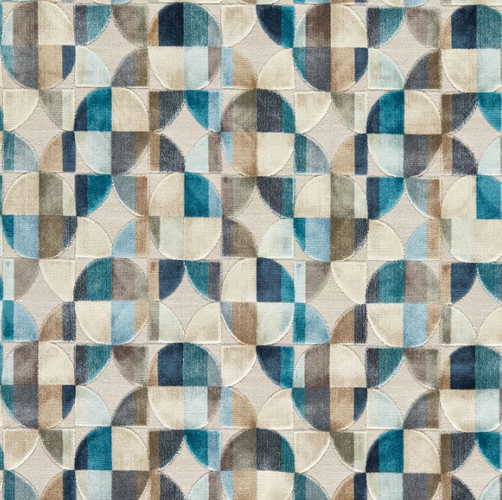 Clarke & Clarke Urban Delaunay Denim Fabric