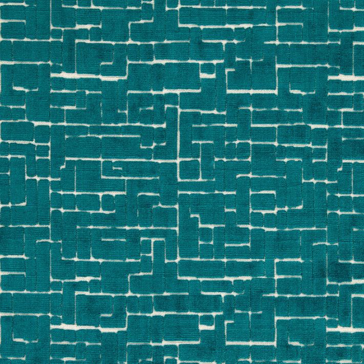 Clarke & Clarke Urban Kupka Peacock Fabric