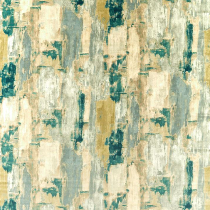 Clarke & Clarke Vivido Lagna Teal Fabric