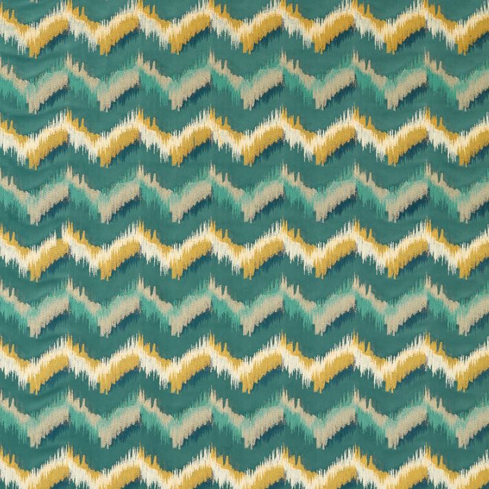 Clarke & Clarke Vivido Sagoma Teal Fabric