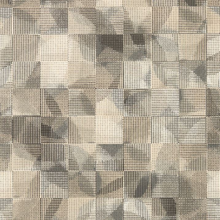 Clarke & Clarke Vivido Impatto Charcoal/Linen Wallpaper