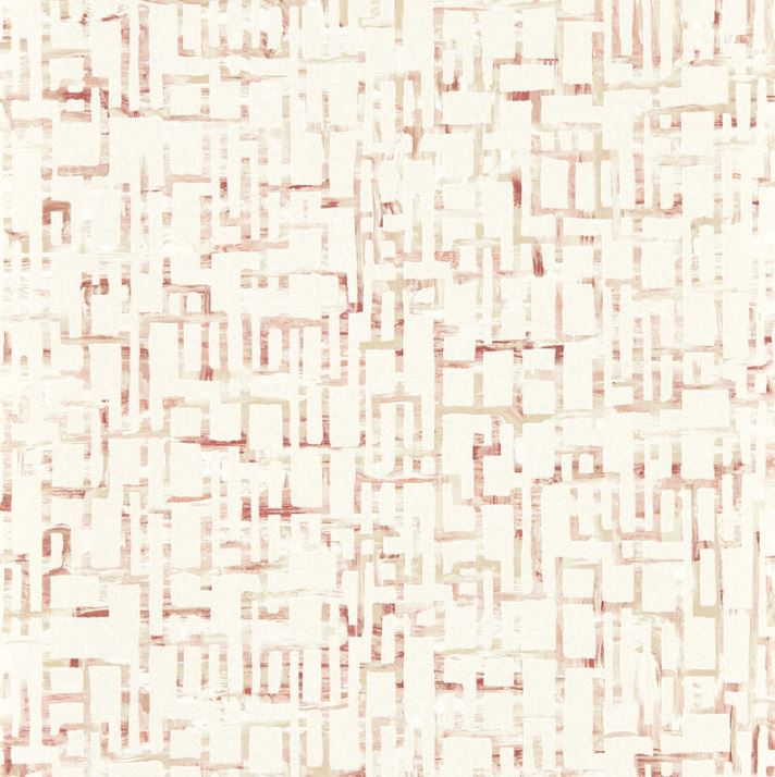 Clarke & Clarke Vivido Quadrata Blush Wallpaper