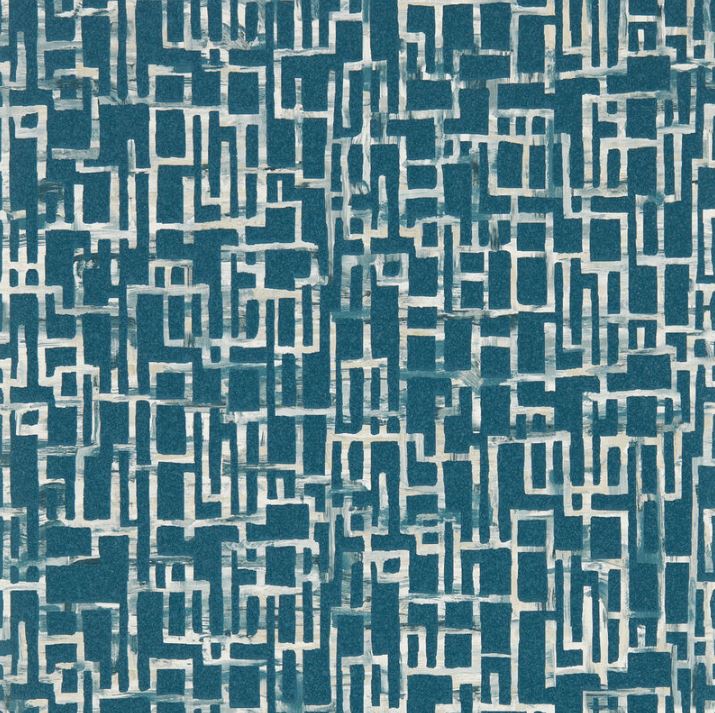 Clarke & Clarke Vivido Quadrata Midnight Wallpaper