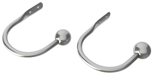 Speedy Finesse Curtain Holdback Satin Silver