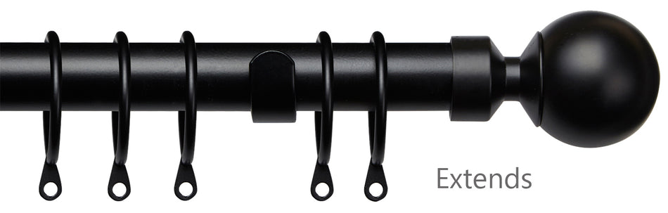 Speedy Pristine 25mm-28mm Extendable Pole Black Ball
