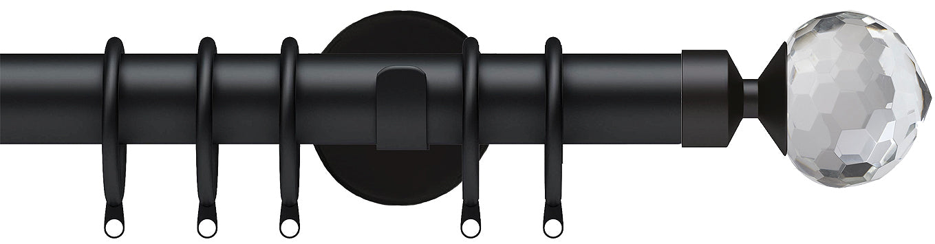 Speedy Poles Apart 28mm Pole Cylinder Black Bella