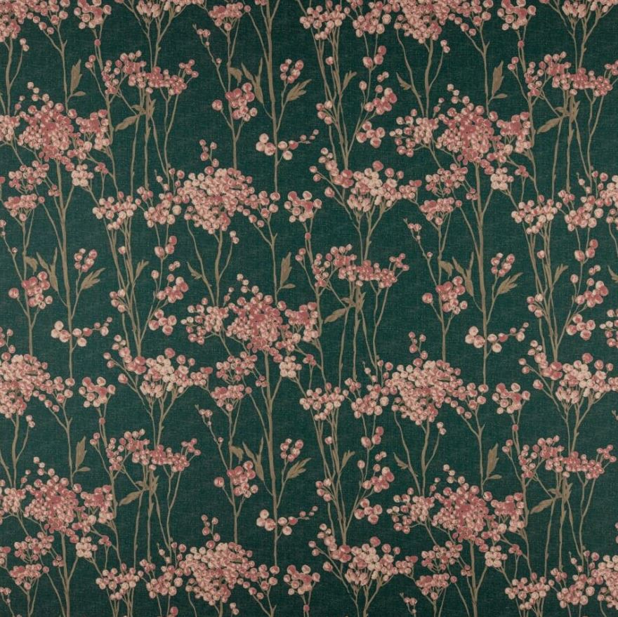 Ashley Wilde Sherwood Hawthorn Peacock Fabric