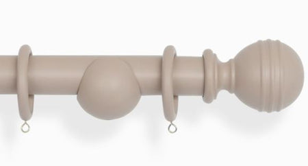 Laura Ashley 35mm Pole Truffle Ribbed Ball