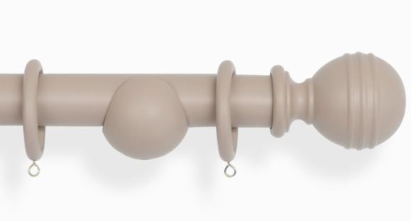 Laura Ashley 35mm Pole Truffle Ribbed Ball