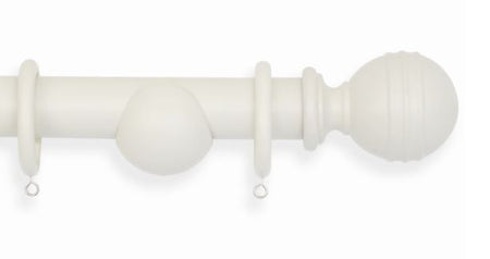 Laura Ashley 35mm Pole Soft Natural Ribbed Ball