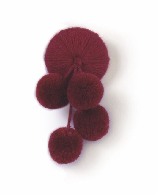 JLS Berry Pom Pom Rosette 93715/104