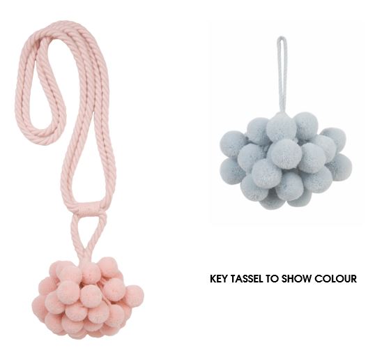 JLS Berry Pom Pom Tieback 93713/445