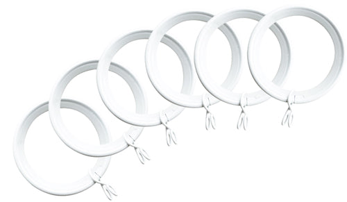 Jones 28mm Metal Pole Rings, Matt White