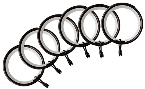 Jones 28mm Metal Pole Rings, Matt Black