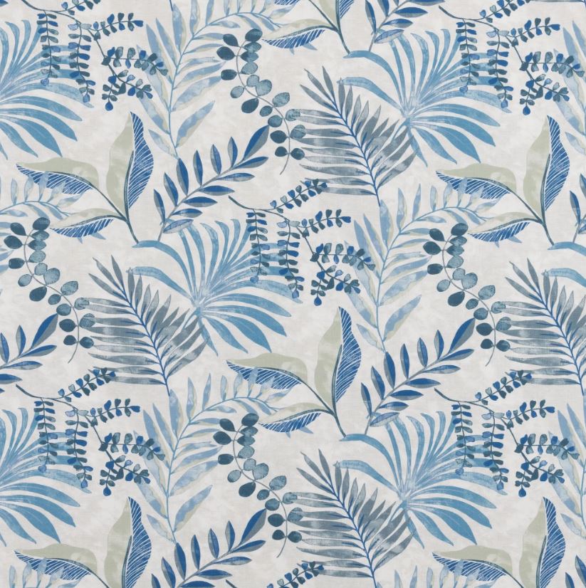 Beaumont Textiles Papyrus Henna Sapphire Fabric
