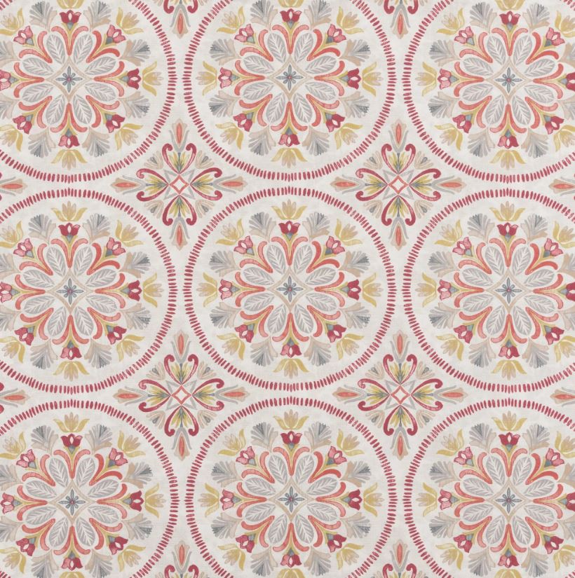 Beaumont Textiles Papyrus Tamarix Pomegranate Fabric