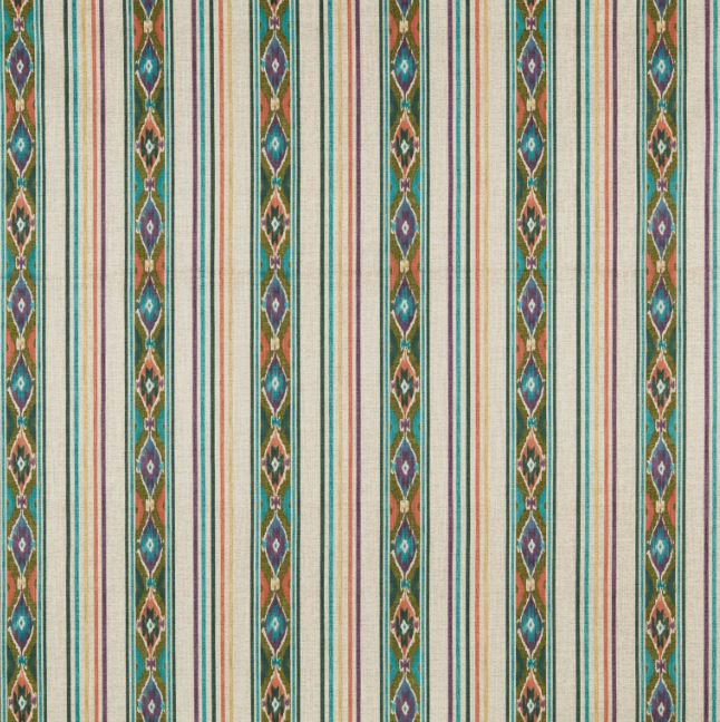 Iliv Chalet Boho Stripe Olivine Fabric