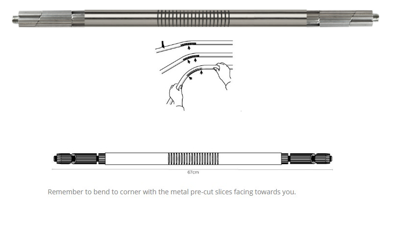 Speedy 28mm Corner Baypole Joint Satin Silver