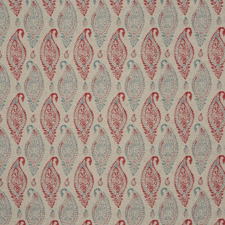 Prestigious Textiles Greenhouse Wollerton Poppy Fabric