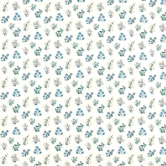 Clarke & Clarke Secret Garden Leiden Denim Fabric
