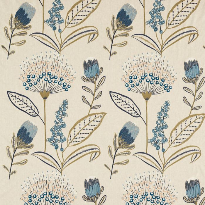 Clarke & Clarke Breegan Jane Protini Denim Fabric