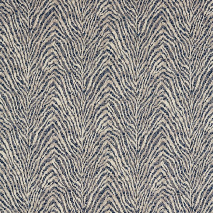 Clarke & Clarke Breegan Jane Manda Midnight/Linen Fabric