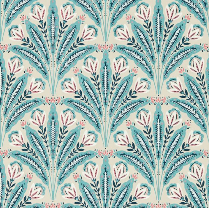 Clarke & Clarke Secret Garden Attingham Mineral Wallpaper