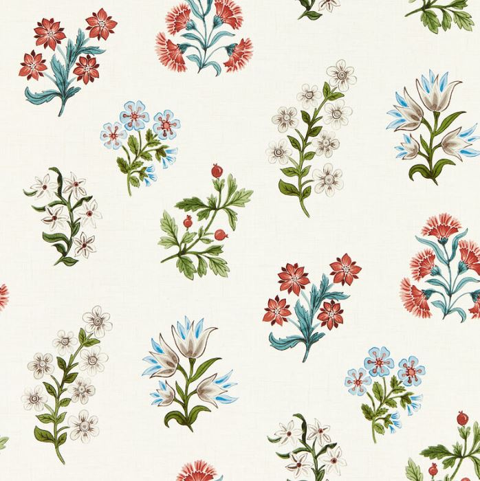 Clarke & Clarke Secret Garden Leiden Coral Wallpaper