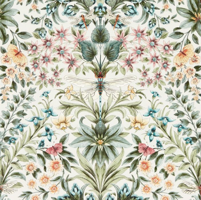 Clarke & Clarke Secret Garden Mirabell Summer Wallpaper