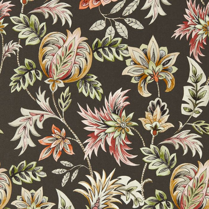 Clarke & Clarke Secret Garden Sizergh Charcoal Wallpaper