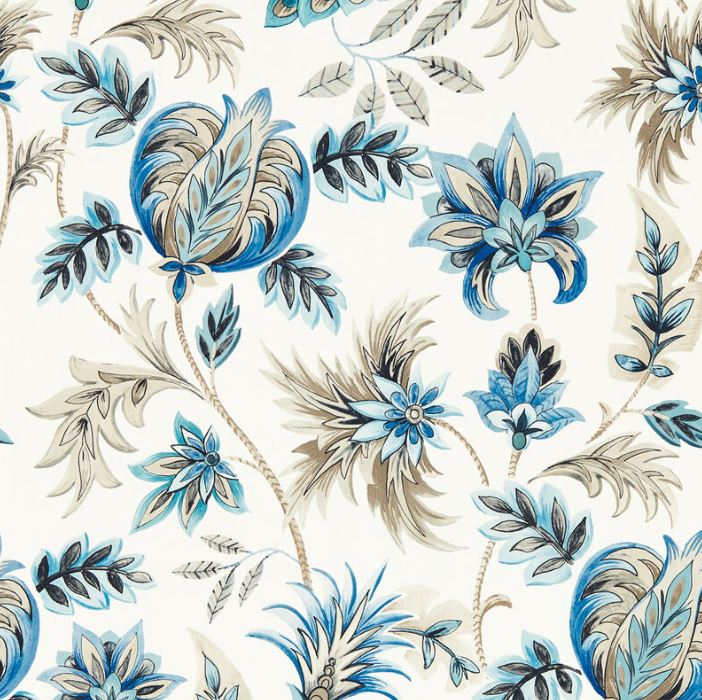 Clarke & Clarke Secret Garden Sizergh Denim Wallpaper