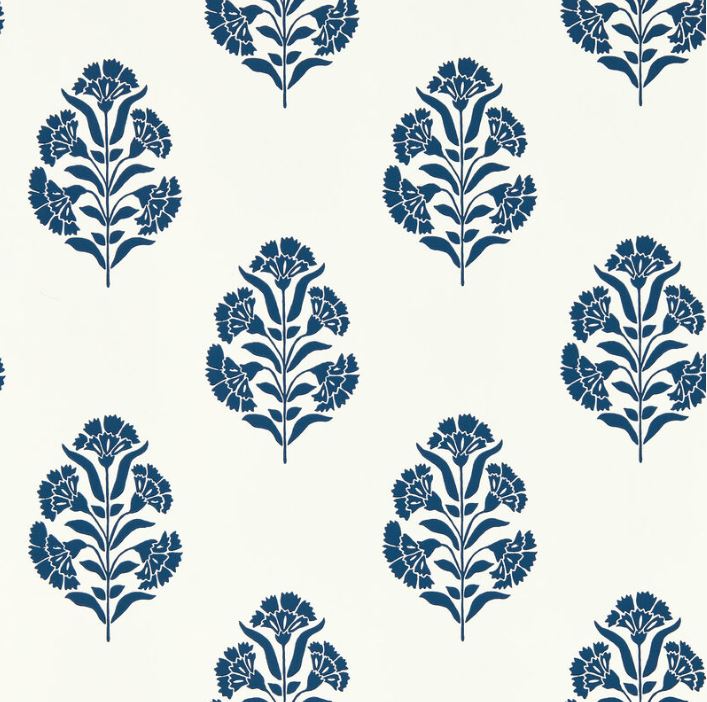 Clarke & Clarke Secret Garden Standen Midnight Wallpaper