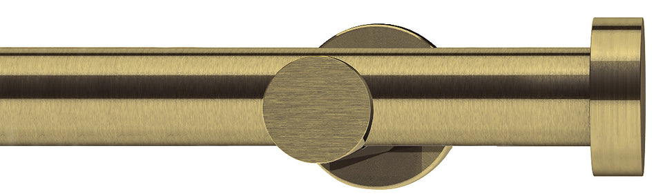 Integra Elements Stud 28mm Eyelet Curtain Pole Antique Brass