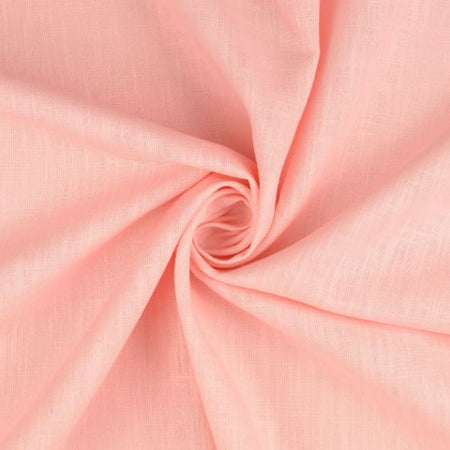 Chatham Glyn Purely Linen Baby Pink Fabric