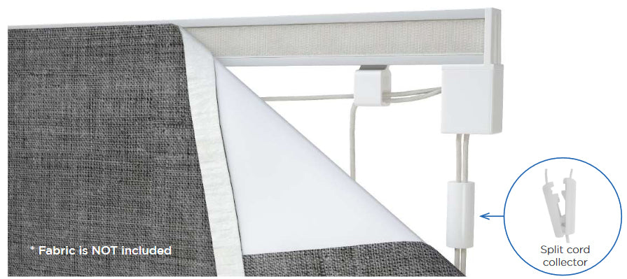 Speedy Corded Roman Blind Headrail Track