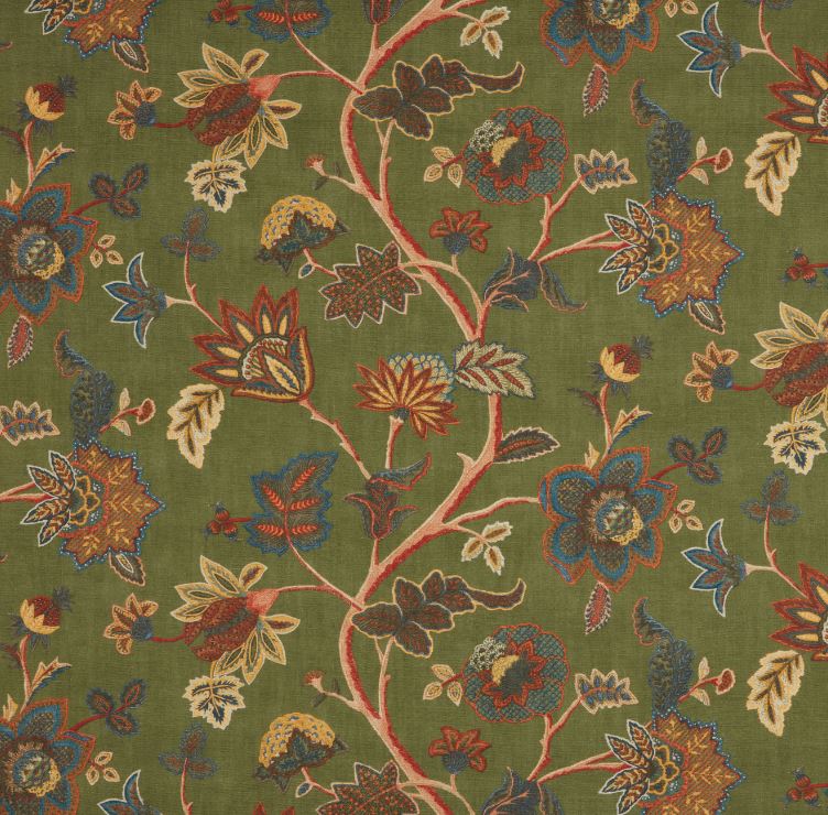 ILIV Orissa Chanderi Juniper Fabric
