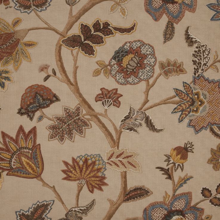 ILIV Orissa Chanderi Oatmeal Fabric