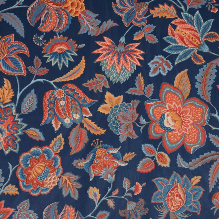 ILIV Orissa Sarita Velvet Sapphire Fabric
