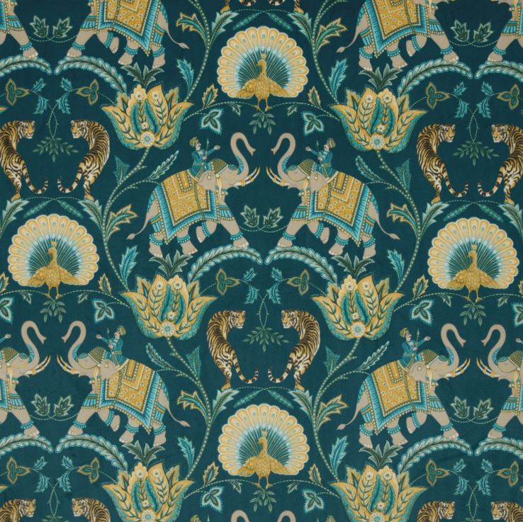 ILIV Orissa Sumatra Velvet Aegean Fabric