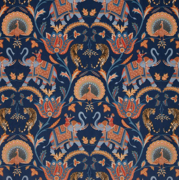 ILIV Orissa Sumatra Velvet Sapphire Fabric