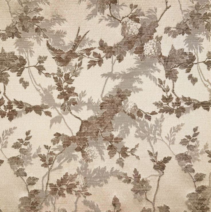 Chatham Glyn Paradise Dahlia Cedar Fabric
