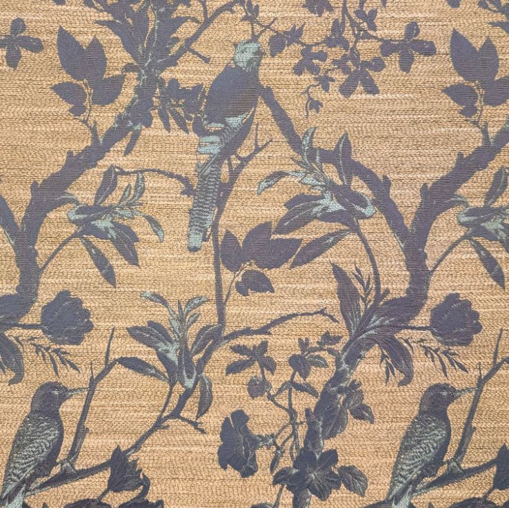 Chatham Glyn Paradise Tiki Cobalt Fabric
