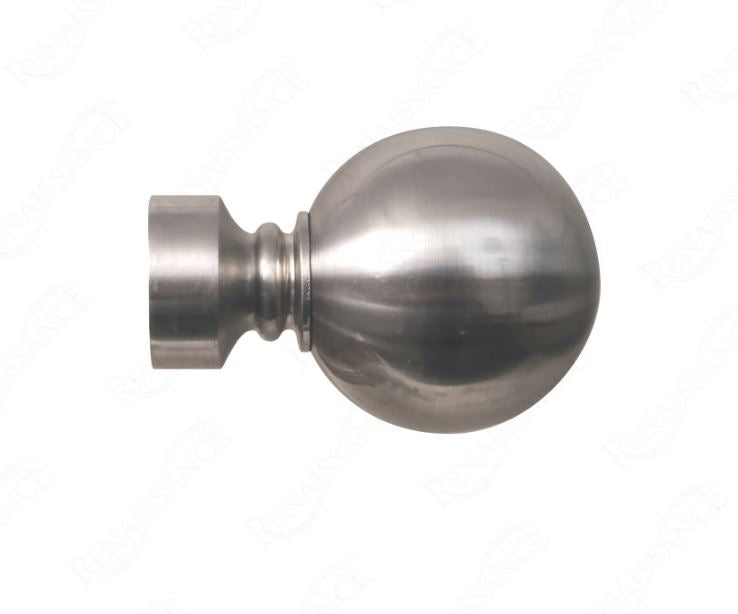 Renaissance 29mm Stainless Steel Plain Ball Finial