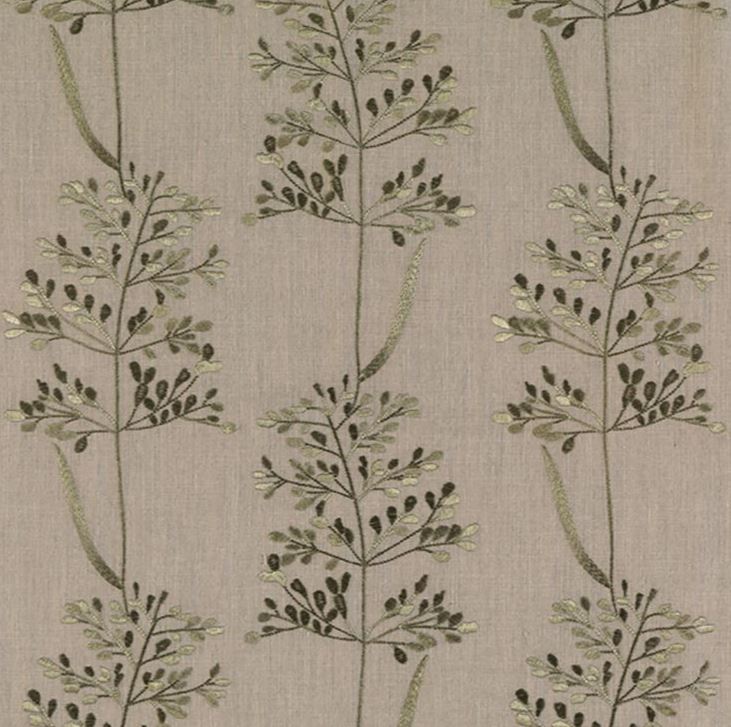 Fibre Naturelle Beaulieu Overtly Olive Fabric
