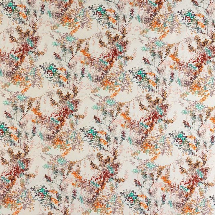 Fibre Naturelle Camille Citroulle Fabric