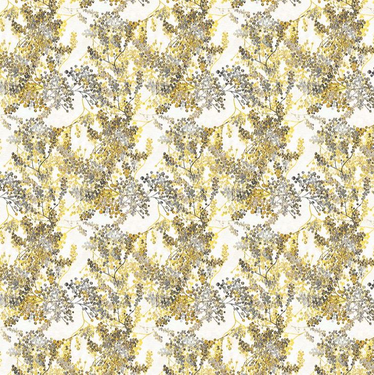 Fibre Naturelle Camille Ochre Fabric