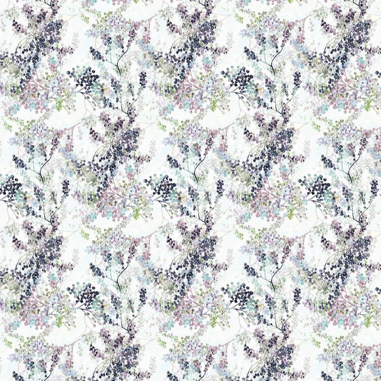Fibre Naturelle Camille Damson Fabric