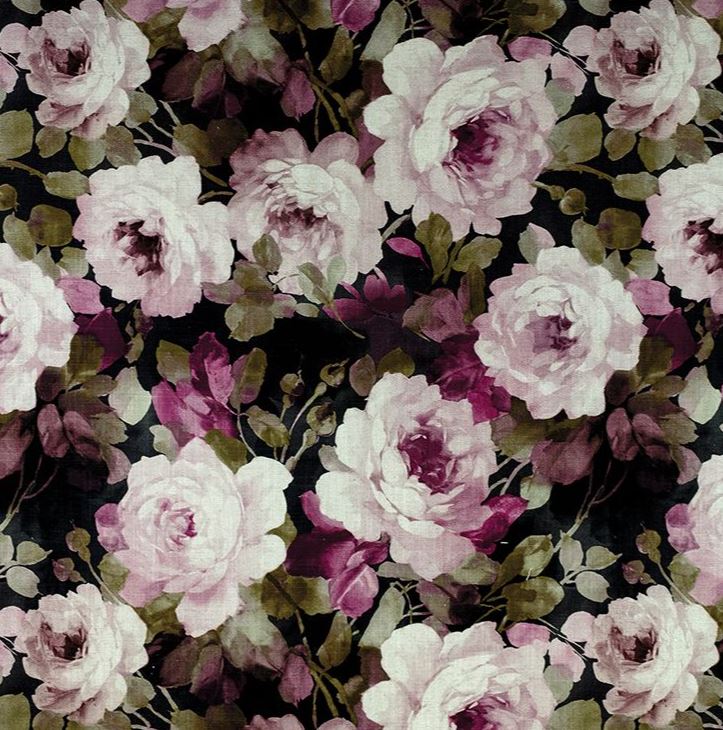 Fibre Naturelle Charlotte Blushing Magenta Fabric