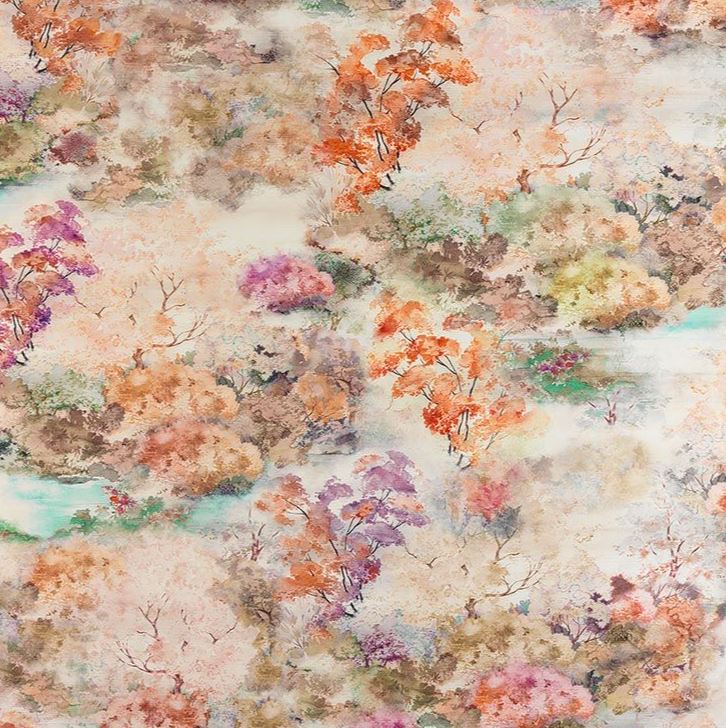 Fibre Naturelle Claude Citroulle Fabric